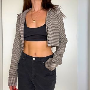 ZARA cropped blazer jacket